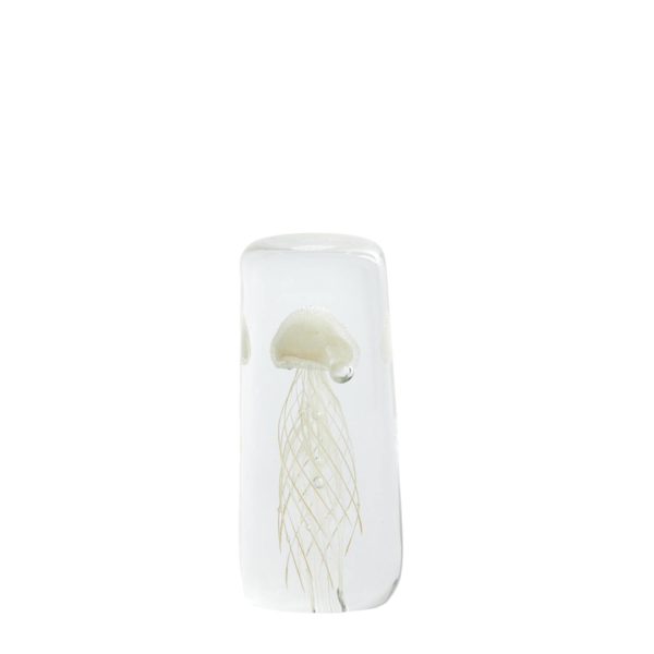 Light & Living Ornament 5,5x5,5x13 cm JELLYFISH glas crème