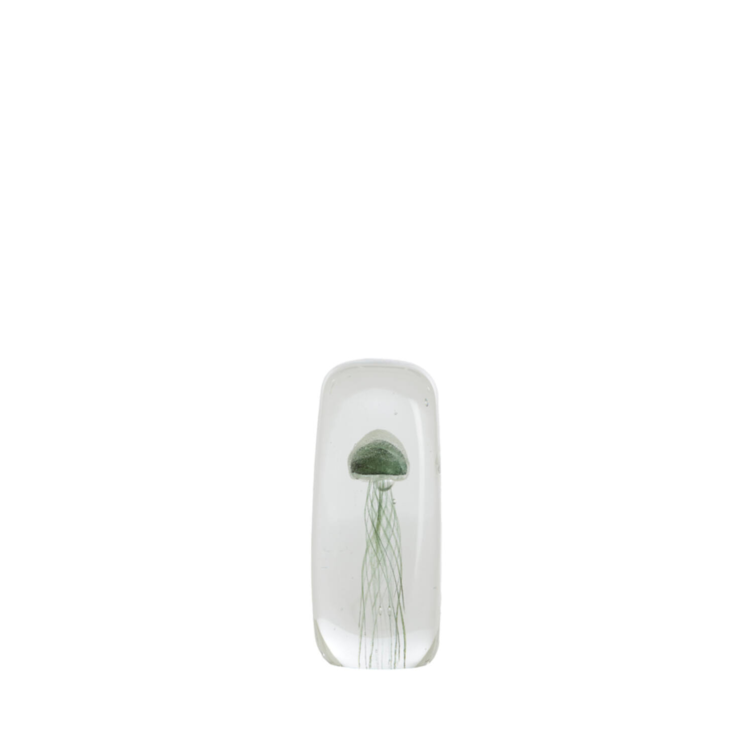 Light & Living Ornament 5,5x5,5x13 cm JELLYFISH glas donker groen
