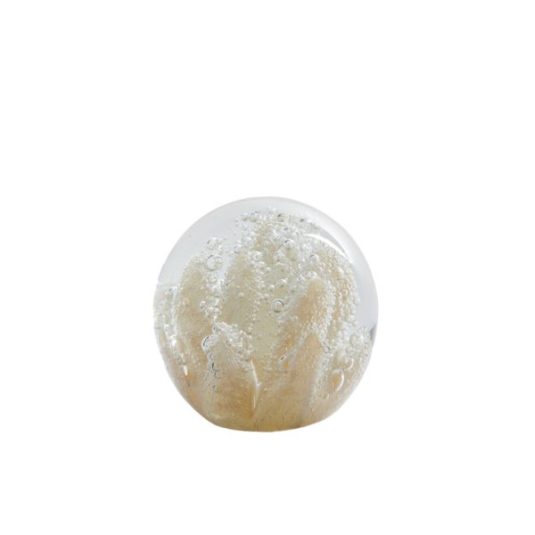 Light & Living Ornament Ø10x10 cm CORAL glas crème