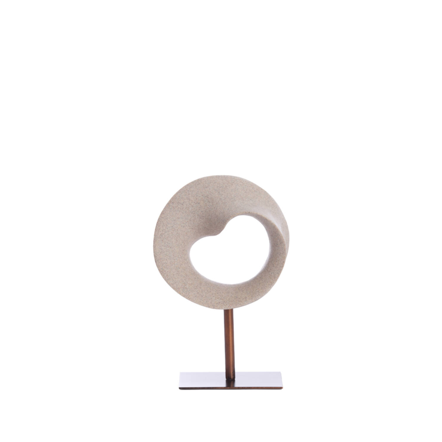 Light & Living Ornament op voet 20x10x30 cm TUZLA taupe+donker brons