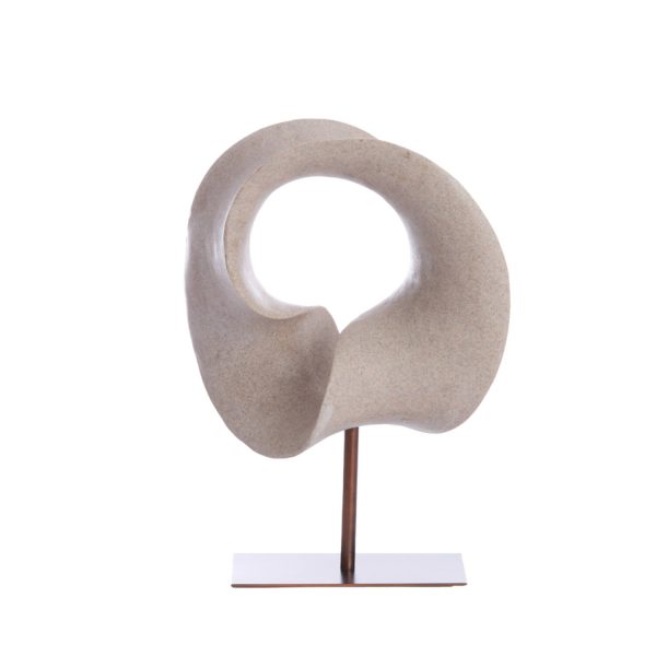 Light & Living Ornament op voet 34x18x43 cm VODICE taupe+donker brons