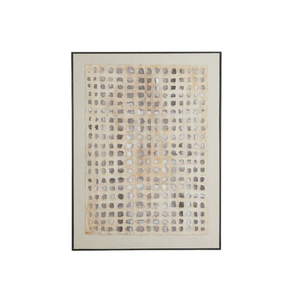 Light & Living Wandornament 90x3,5x120 cm DEHESA crème+zand-taupe