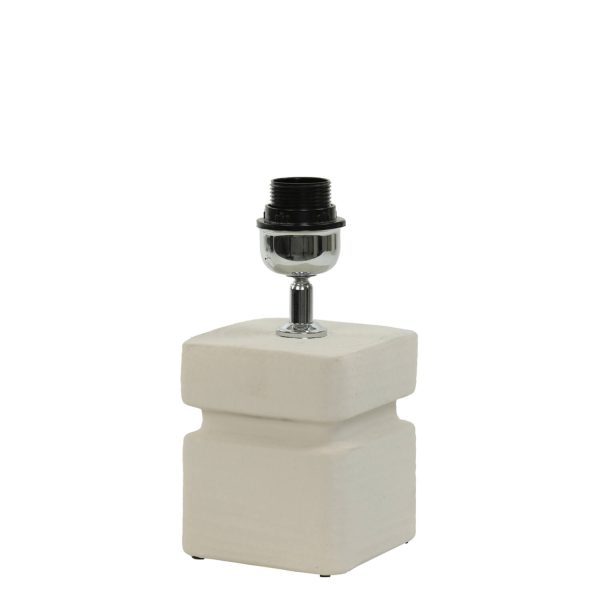 Light & Living Lampvoet 12,5x12,5x24,5 cm AMTA keramiek crème