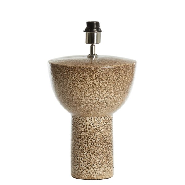 Light & Living Lampvoet Ø26x34,5 cm YASUR keramiek crème+zwart
