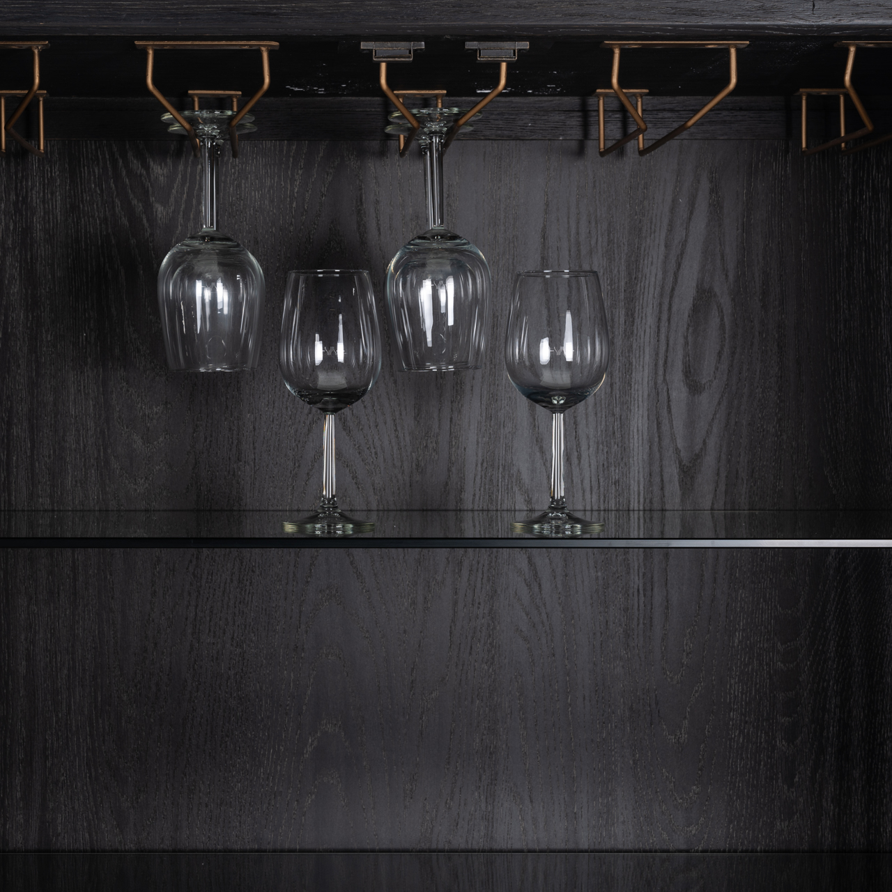 Richmond Interiors Opbergkast Bloomville brass shagreen