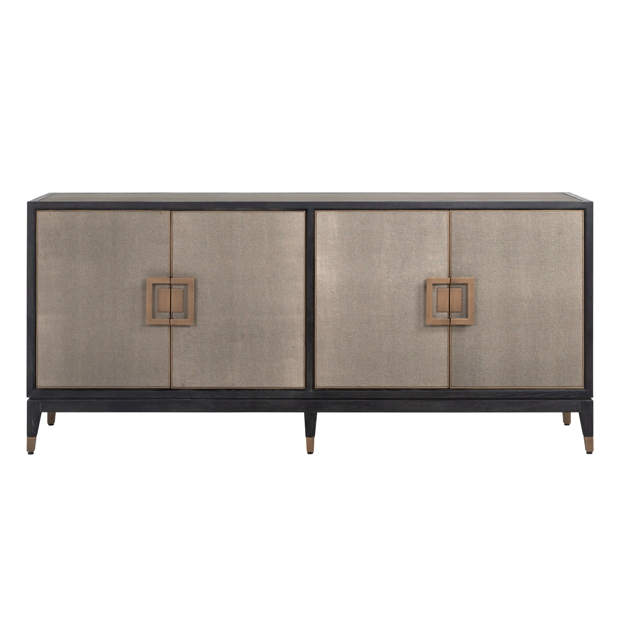 Richmond Interiors Dressoir Bloomville brass shagreen