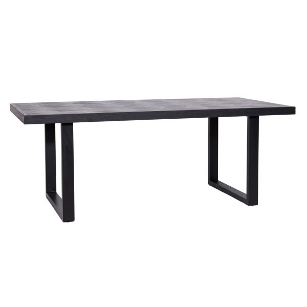 Richmond Interiors Eettafel Blax black 200