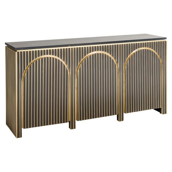 Richmond Interiors Dressoir Les Arcs brushed gold