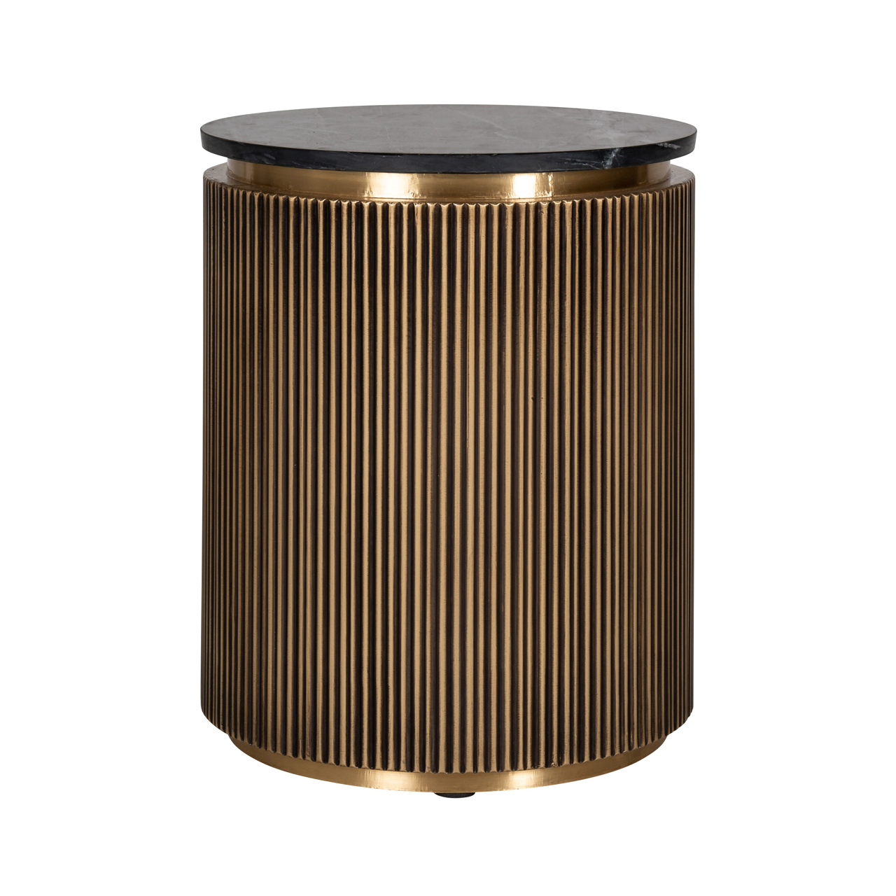 Richmond Interiors Bijzettafel Ironville gold 50Ø