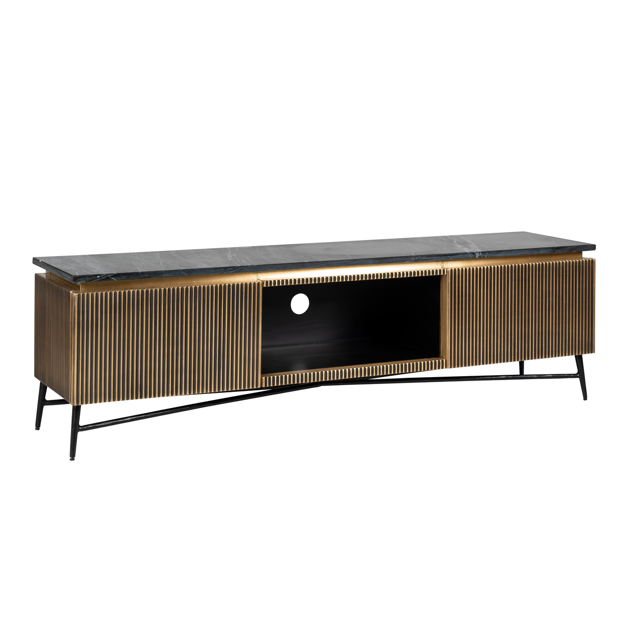 Richmond Interiors TV-meubel Ironville gold