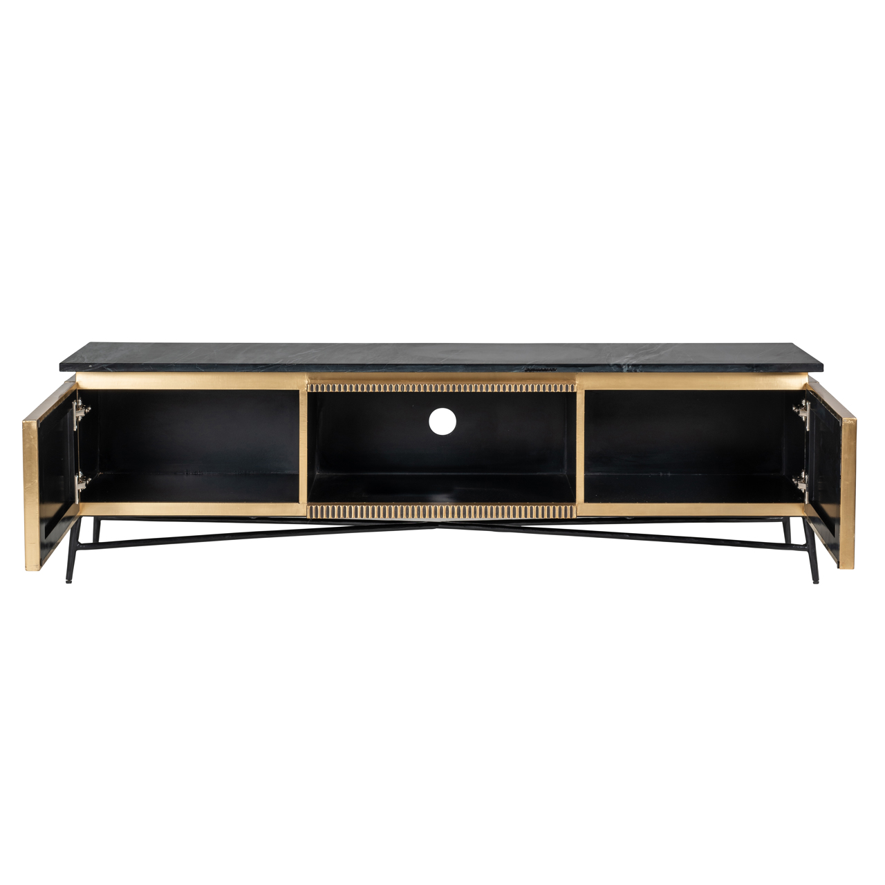 Richmond Interiors TV-meubel Ironville gold