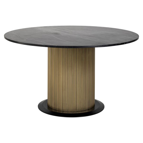 Richmond Interiors Eettafel Ironville gold 140Ø