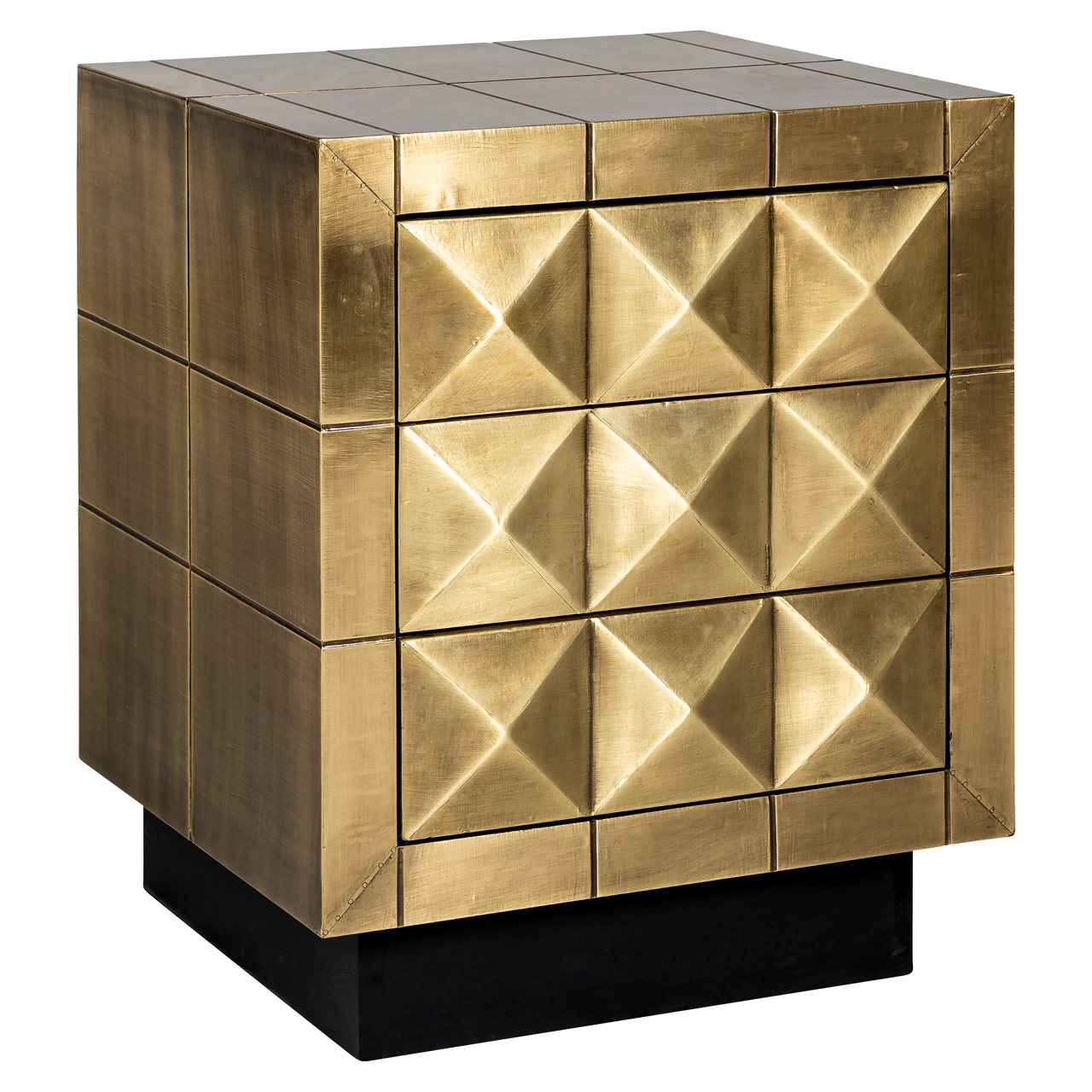 Richmond Interiors Nachtkastje Collada brushed gold
