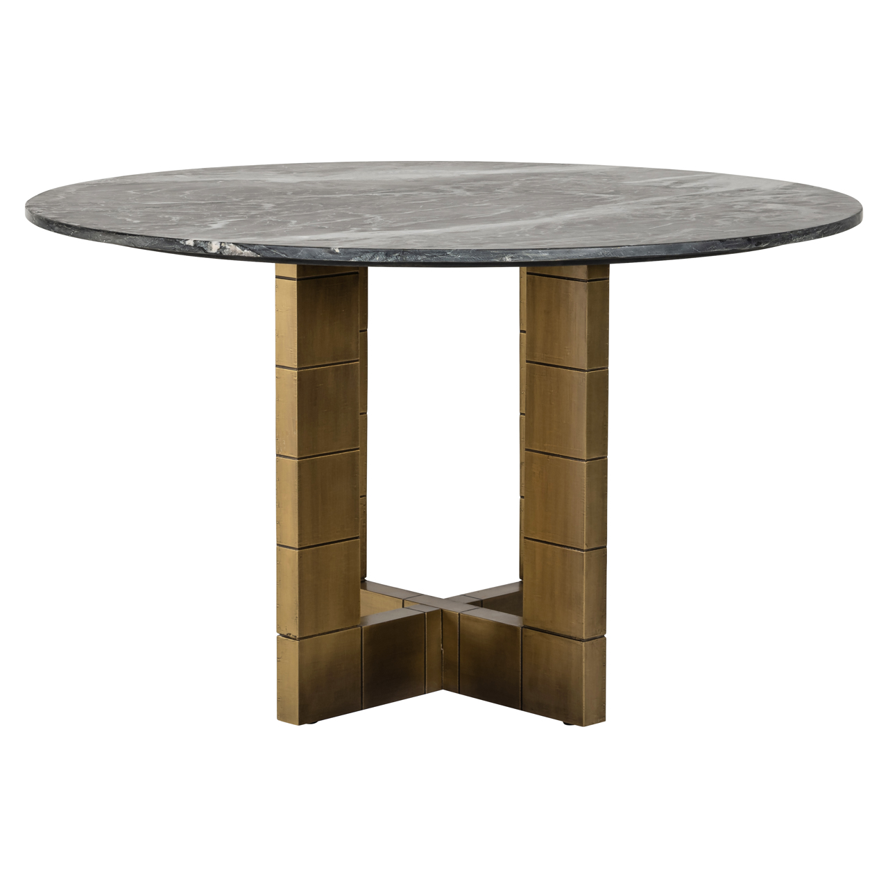Richmond Interiors Eettafel Collada black/gold 130Ø