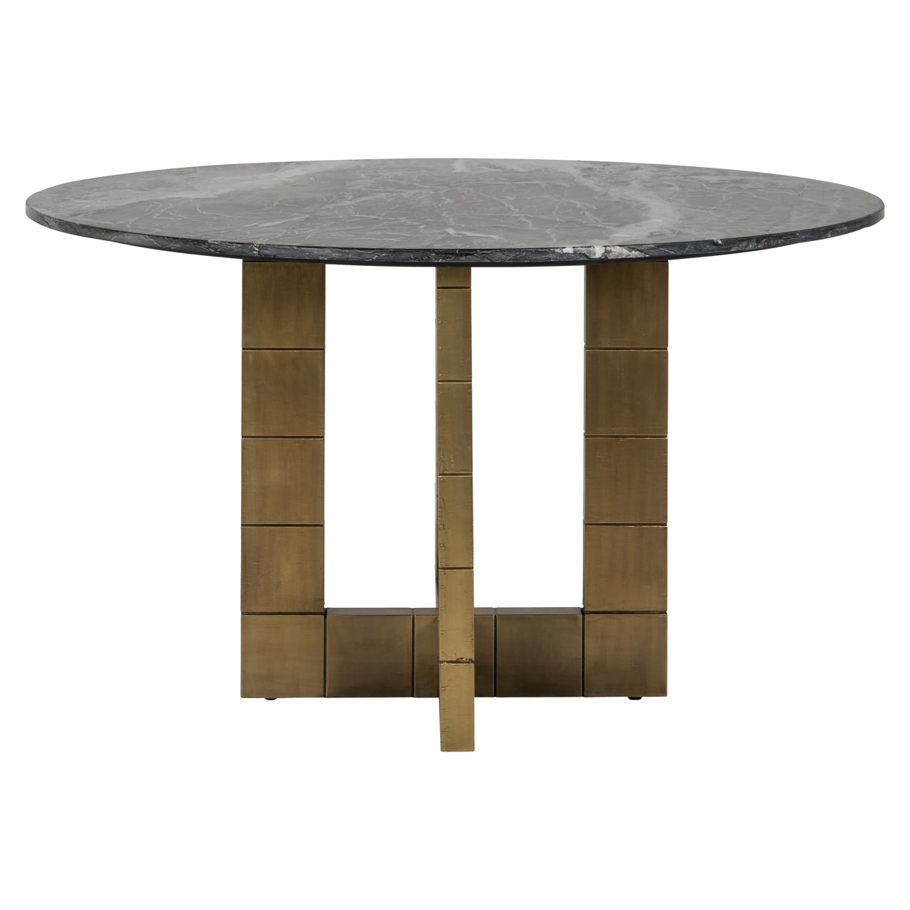 Richmond Interiors Eettafel Collada black/gold 130Ø