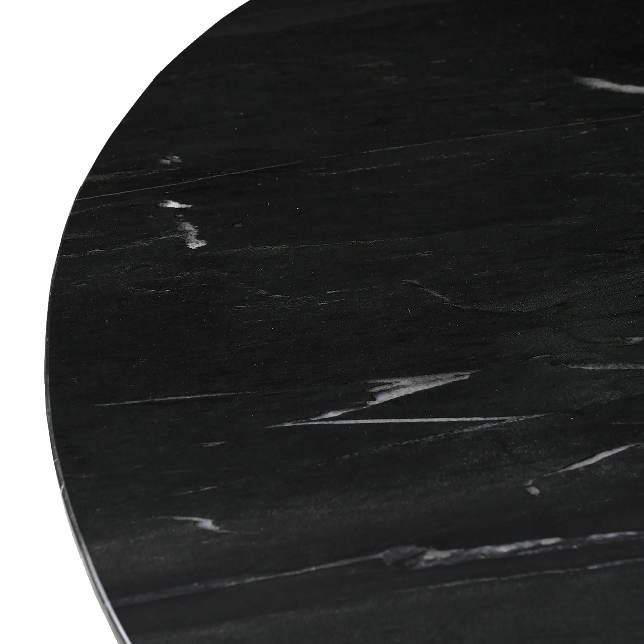Richmond Interiors Eettafel Collada black/gold 130Ø