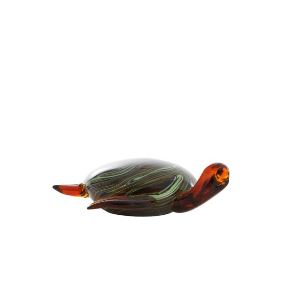 Light & Living Ornament 19x16x7 cm TURTLE glas amber+groen