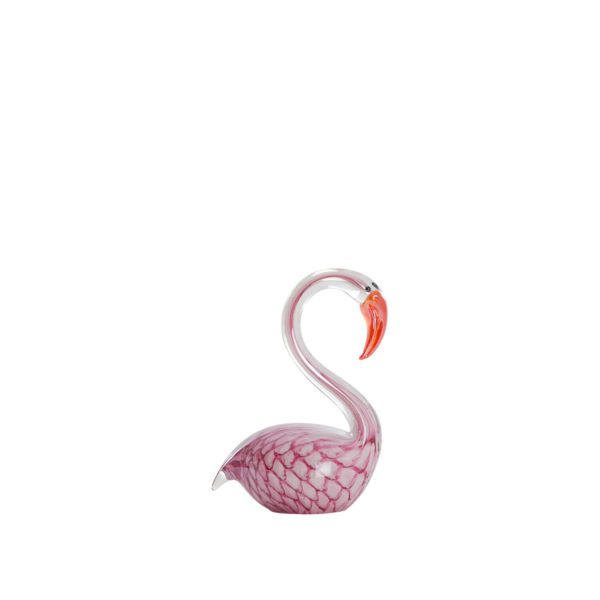Light & Living Ornament 12x7x17 cm SWAN glas roze