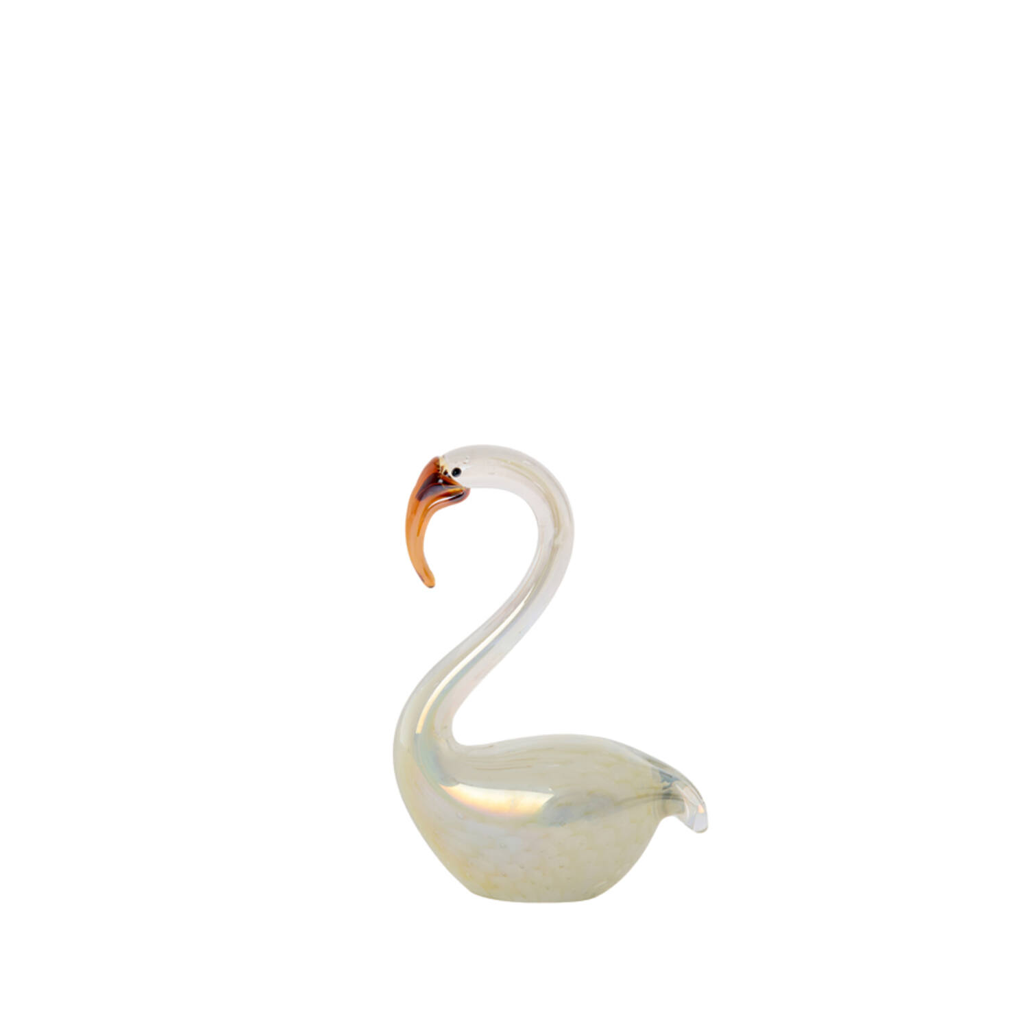 Light & Living Ornament 13x8x20 cm SWAN glas crème