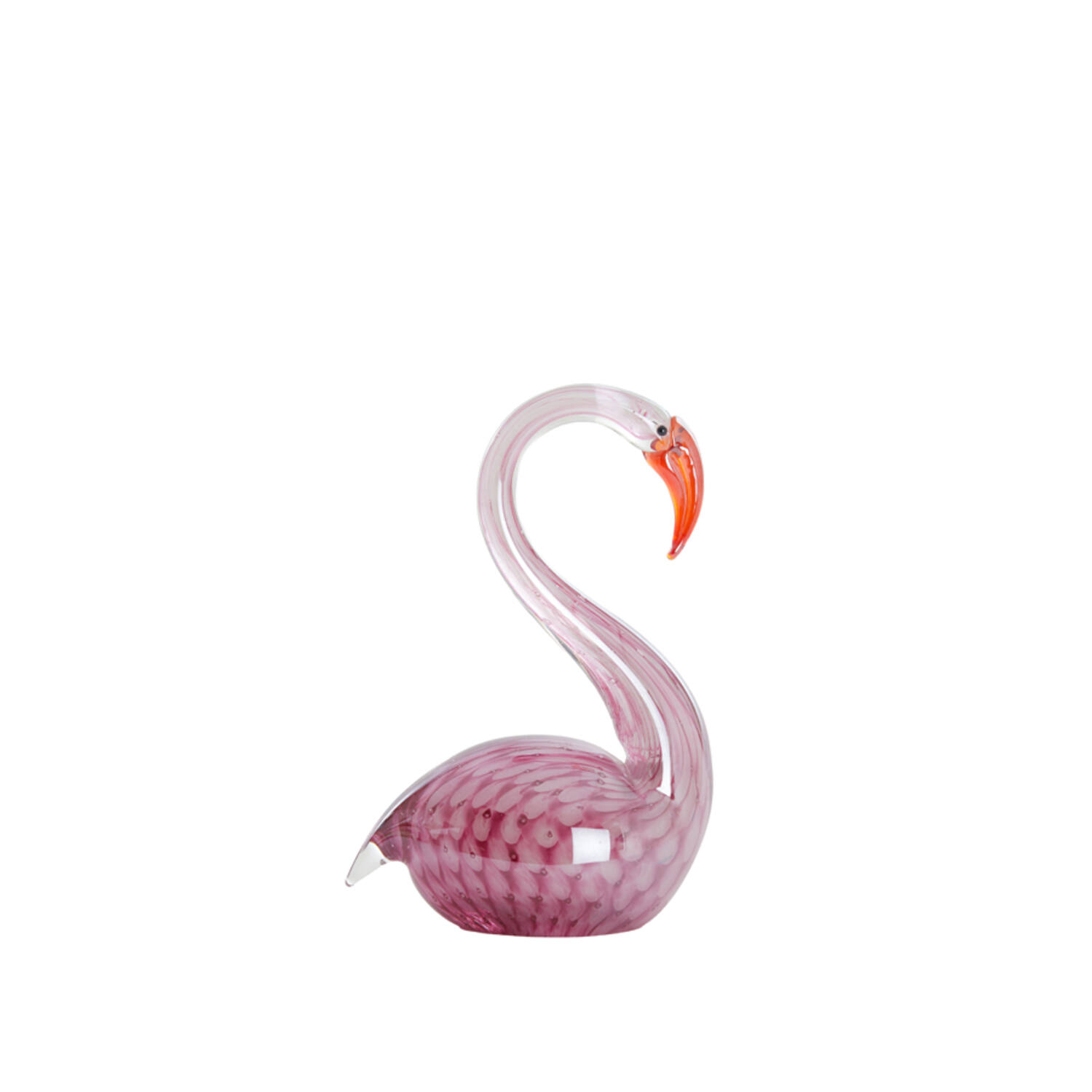 Light & Living Ornament 13x8x20 cm SWAN glas roze