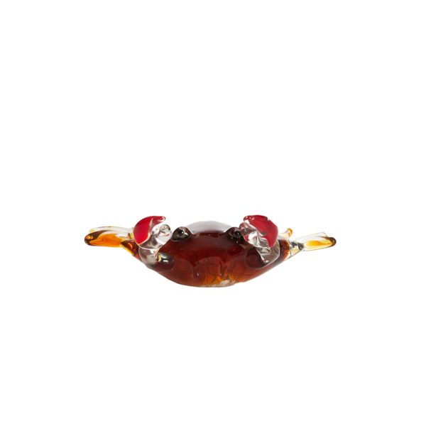 Light & Living Ornament 20x5x6 cm CRAB glas bruin