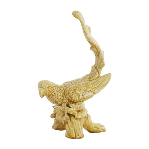 Light & Living Ornament 21,5x17x35 cm BIRD keramiek okergeel