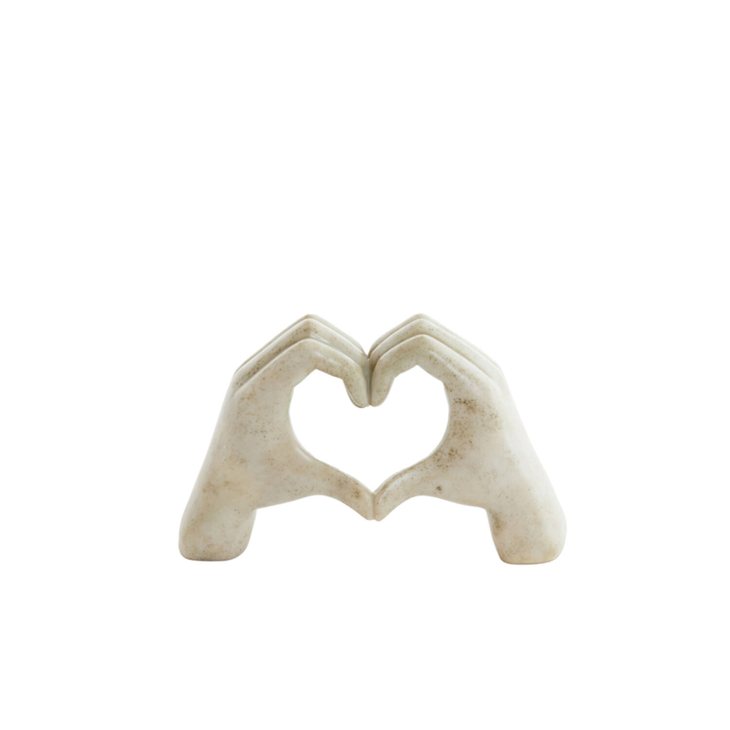 Light & Living Ornament 24,5x9,5x15 cm HANDS taupe grijs