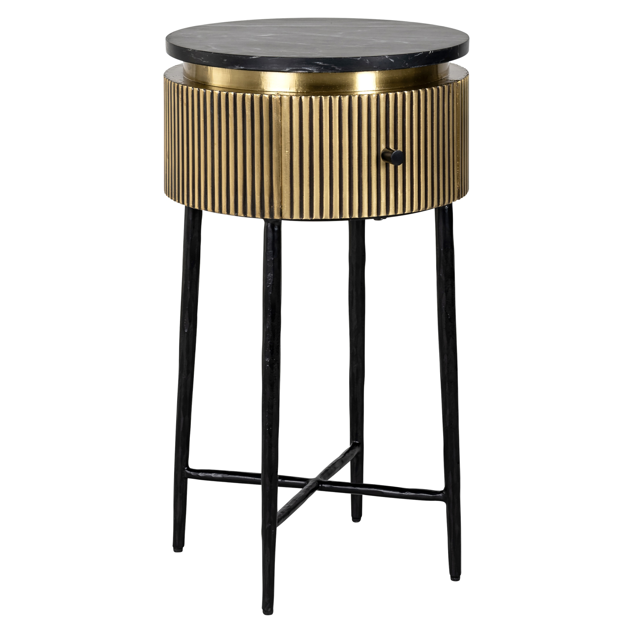 Richmond Interiors Bijzettafel Ironville gold