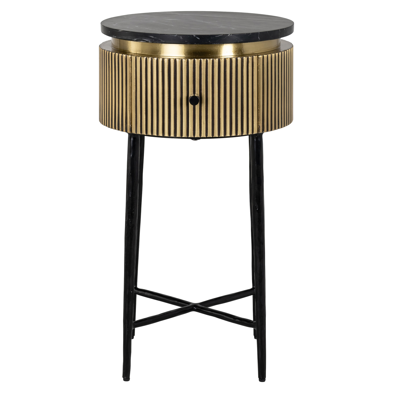 Richmond Interiors Bijzettafel Ironville gold