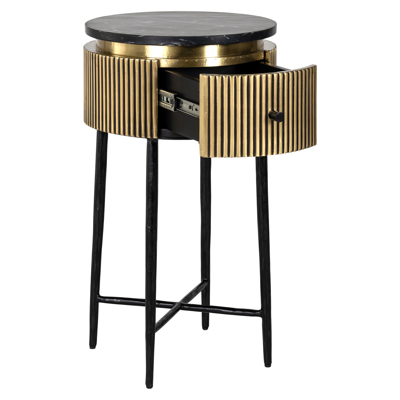 Richmond Interiors Bijzettafel Ironville gold