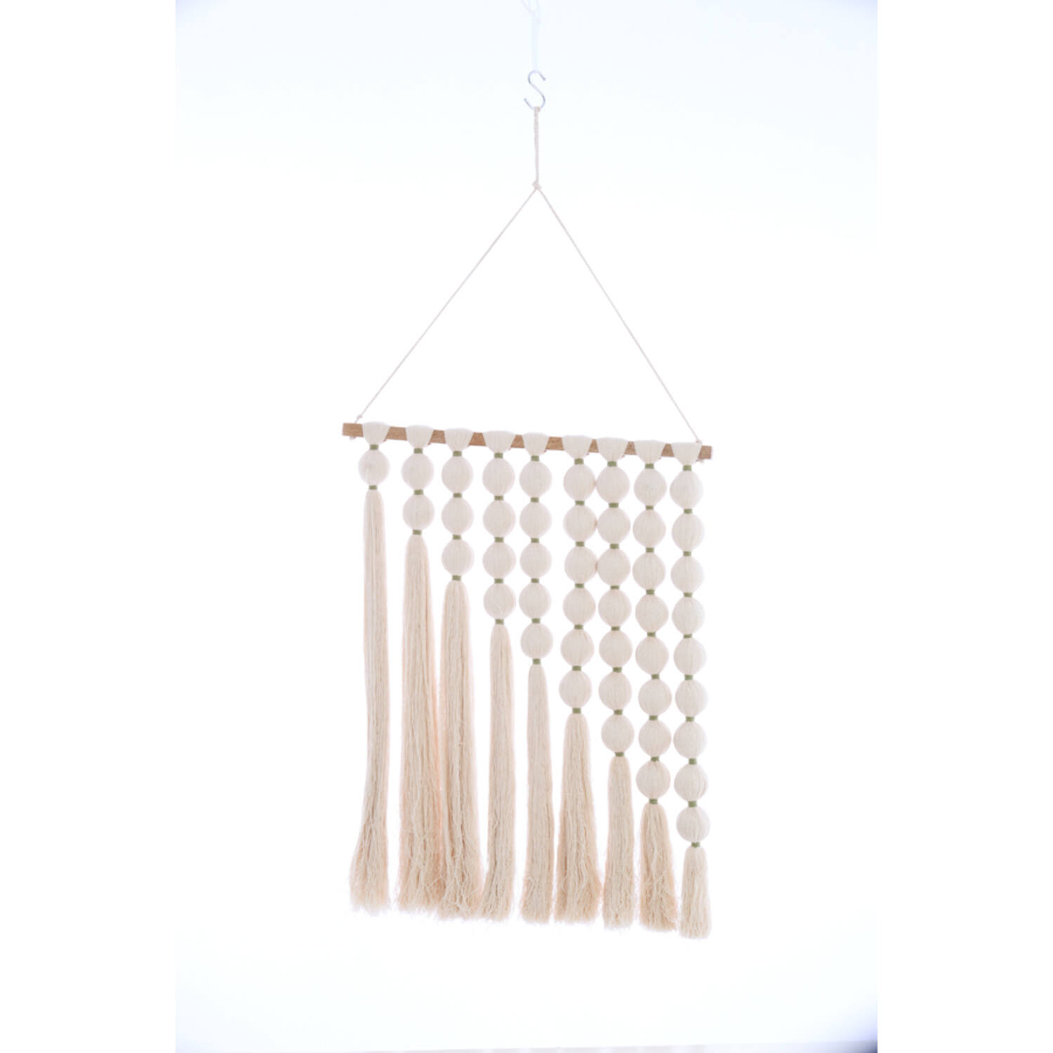 Light & Living Wandornament 60x4x76 cm WARD crème+groen