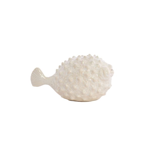 Light & Living Ornament 25,5x14,5x14 cm FISH keramiek crème