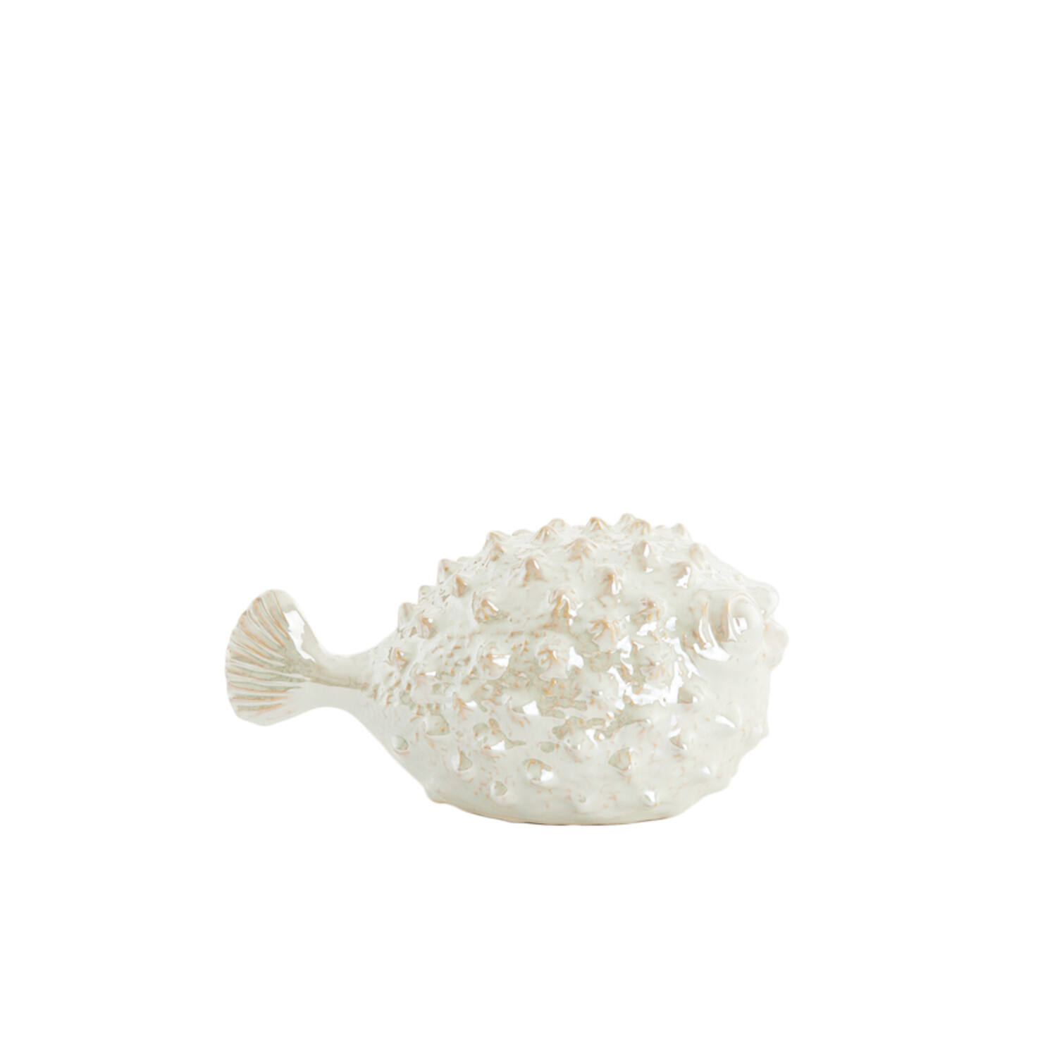 Light & Living Ornament 25,5x14,5x14 cm FISH keramiek crème parelmoer