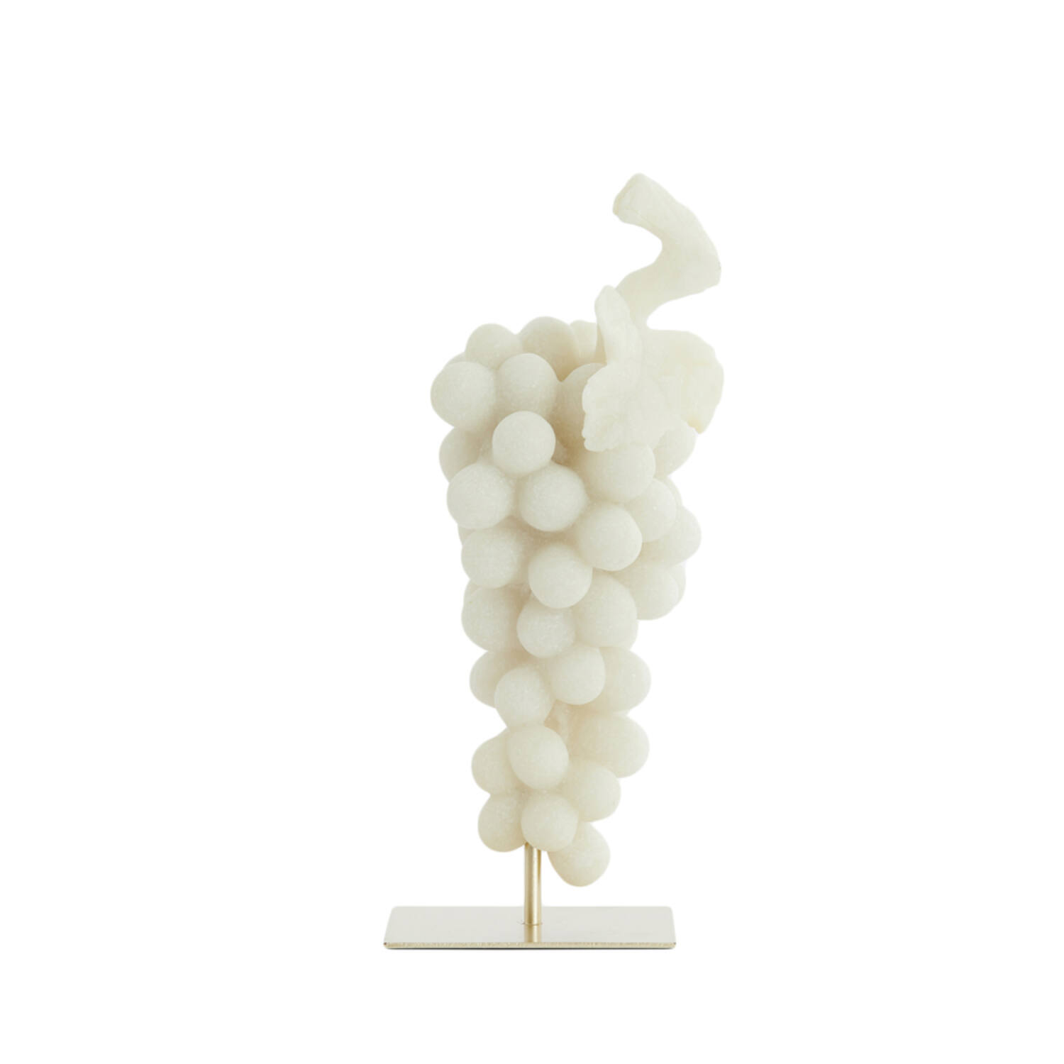 Light & Living Ornament op voet 15x13x35 cm GRAPE crème+antiek brons