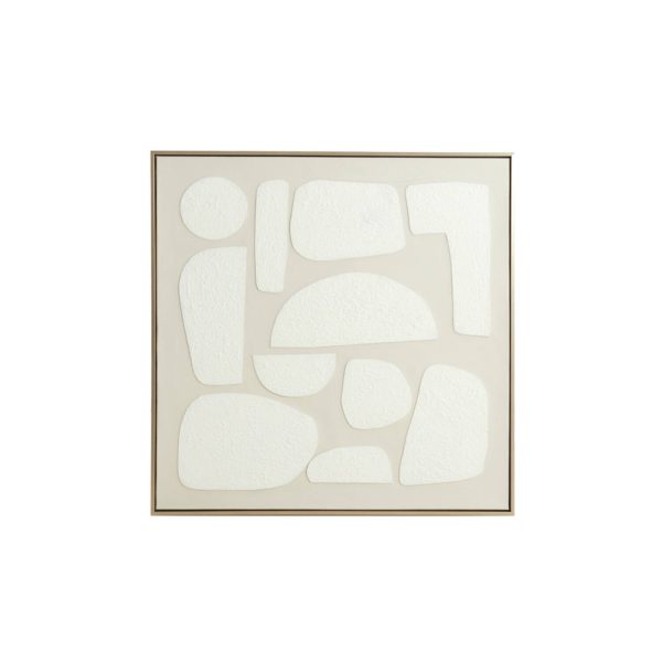 Light & Living Wandornament 80x3,5x80 cm NIEVES zand+crème