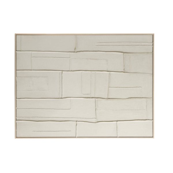 Light & Living Wandornament 90x3,5x120 cm ALZEDO crème