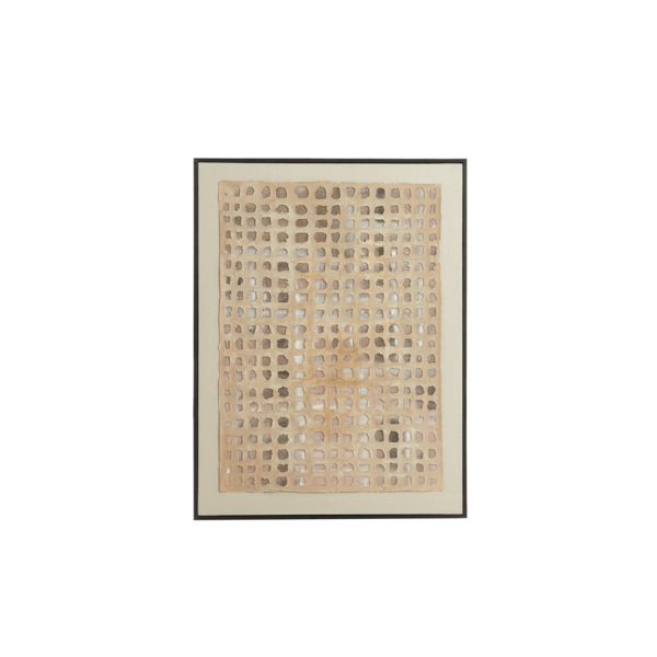 Light & Living Wandornament 60x3,5x80 cm DEHESA crème+zand+taupe