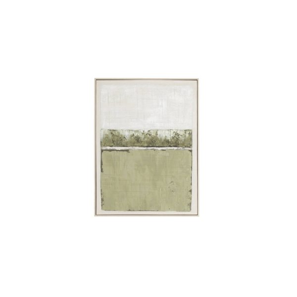 Light & Living Wandornament 60x3,5x80 cm MAREYA olijf groen+crème