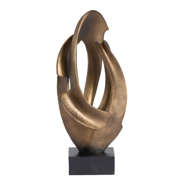 Light & Living Ornament 20x19,5x47 cm LAVINIA antiek brons+zwart