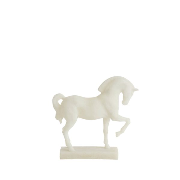 Light & Living Ornament 31x10x29 cm HORSE crème