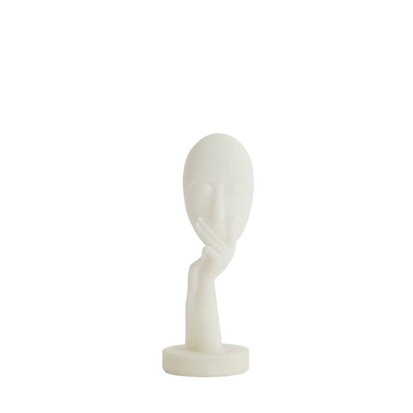 Light & Living Ornament Ø11x26,5 cm FACE crème