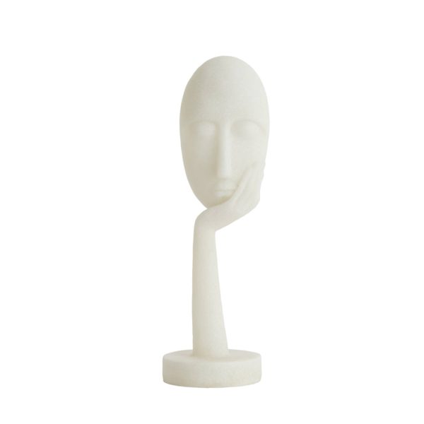 Light & Living Ornament Ø12x36 cm FACE crème