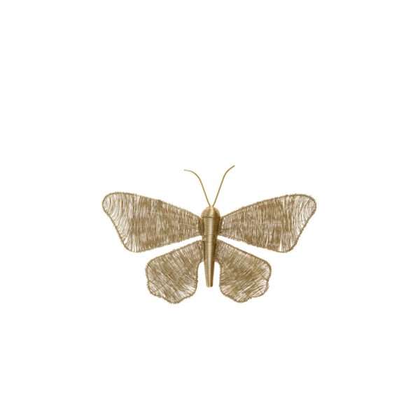 Light & Living Wandornament 40x25x8 cm BUTTERFLY goud