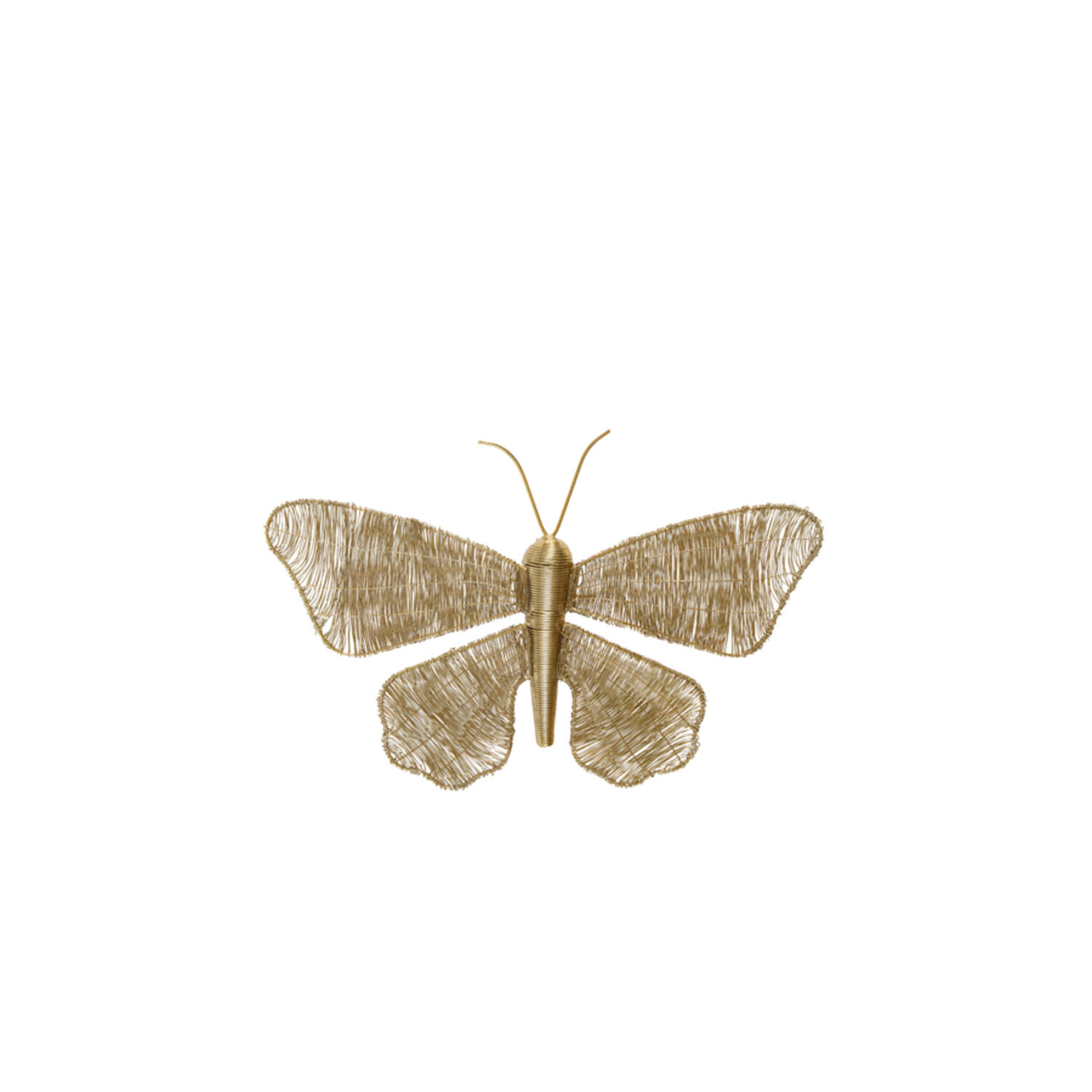 Light & Living Wandornament 40x25x8 cm BUTTERFLY goud