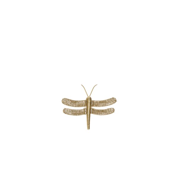 Light & Living Wandornament 25x22x7 cm DRAGONFLY goud