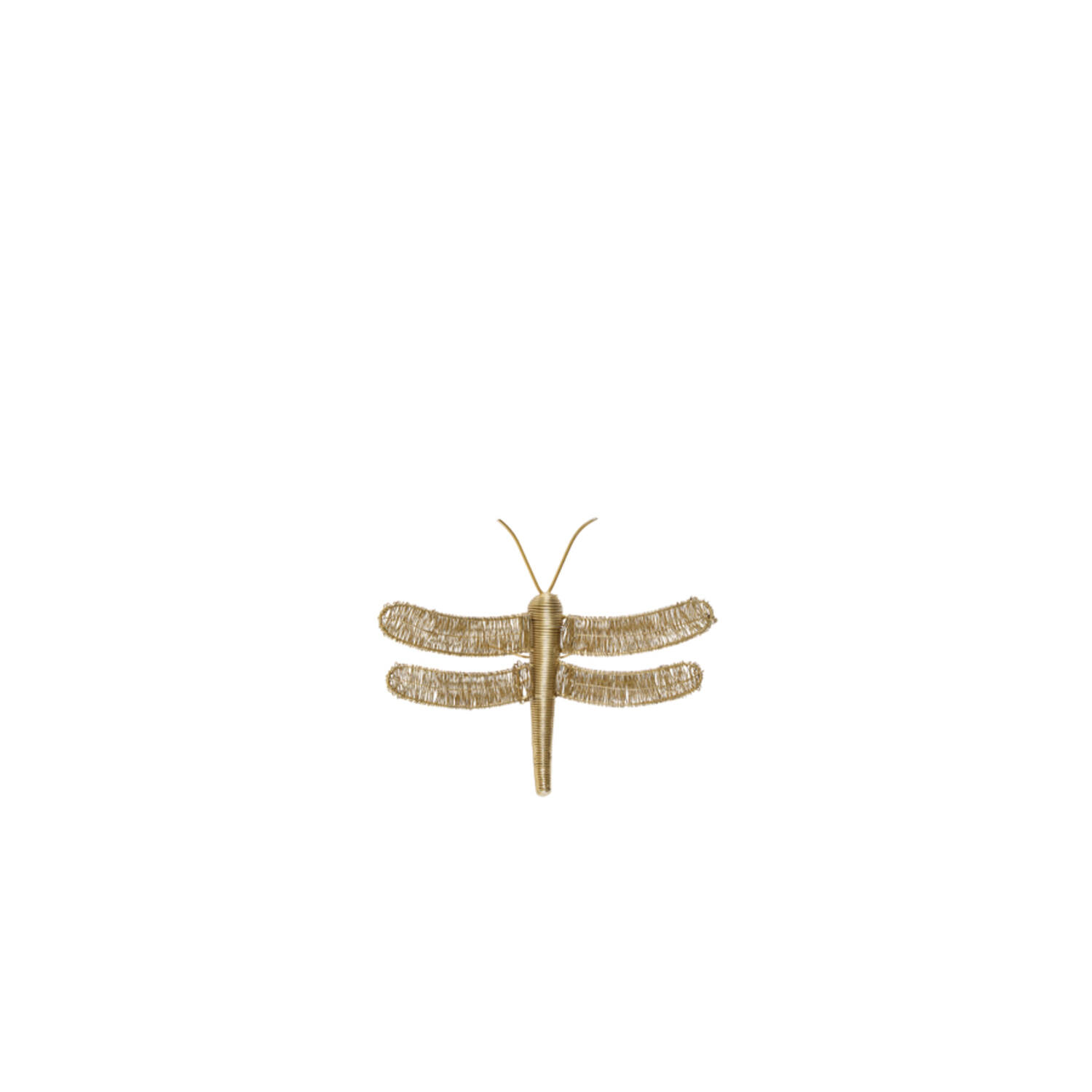 Light & Living Wandornament 25x22x7 cm DRAGONFLY goud