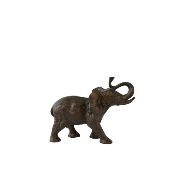 Light & Living Ornament 30x30x40 cm ELEPHANT mat bruin-brons