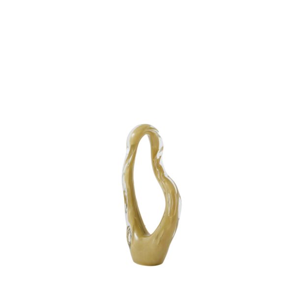 Light & Living Ornament 17x10,5x34,5 cm ORGEZA glas geel-groen