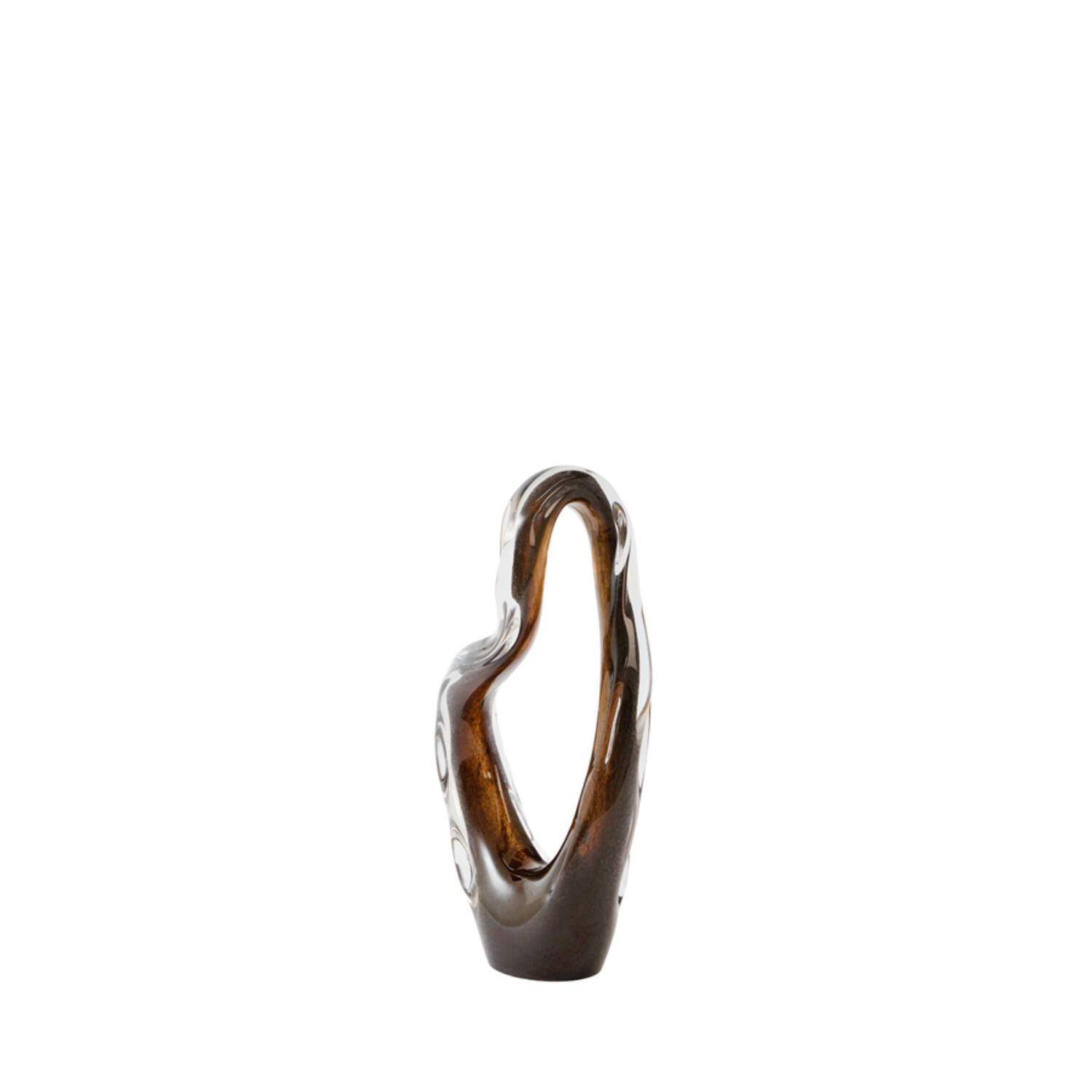 Light & Living Ornament 17x10,5x34,5 cm ORGEZA glas donker bruin