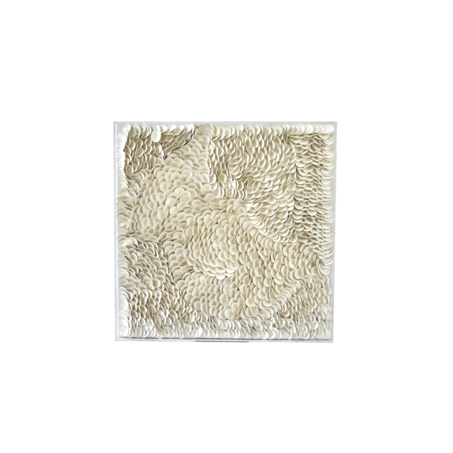 Light & Living Wandornament 80x6x80 cm XELHU crème+helder
